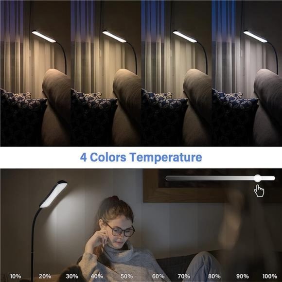 Smart LED Floor Lamp, Standing Lamp Compatible with Alexa Google Home,App Remote - Picture 4 of 5